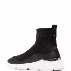 Karl Lagerfeld Verger monogram sock high-top sneakers
