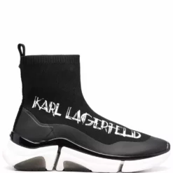 Karl Lagerfeld Venture logo-print sock sneakers