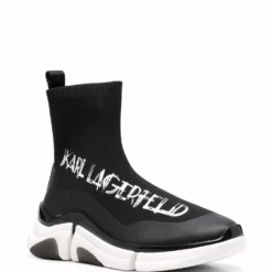 Karl Lagerfeld Venture logo-print sock sneakers