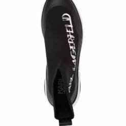 Karl Lagerfeld Venture logo-print sock sneakers