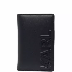 Karl Lagerfeld K/Karl embossed leather card holder