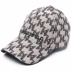 Karl Lagerfeld K/Monogram pattern cap