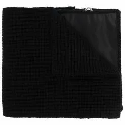 Karl Lagerfeld knitted pocket-detail scarf