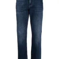Karl Lagerfeld mid-rise straight leg jeans