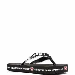 Karl Lagerfeld Kosta Karl logo-print flip flops