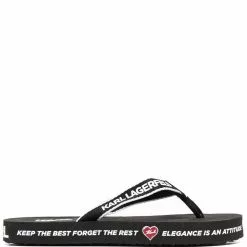 Karl Lagerfeld Kosta Karl logo-print flip flops