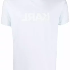 Karl Lagerfeld Reverse logo-printed T-shirt