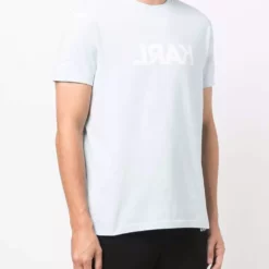 Karl Lagerfeld Reverse logo-printed T-shirt