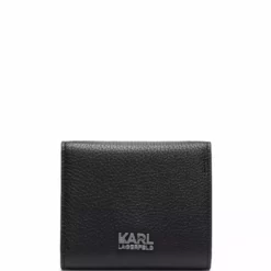 Karl Lagerfeld Pebble Logo Fold Wallet