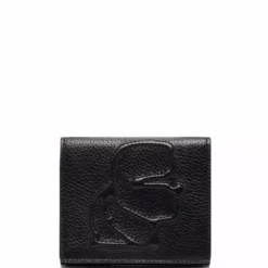 Karl Lagerfeld Pebble Logo Fold Wallet