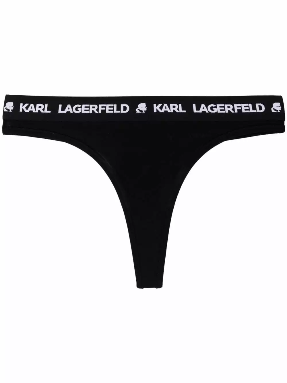 Karl Lagerfeld two-pack logo-waistband thongs