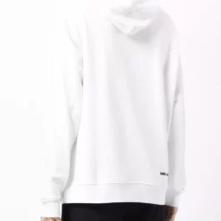 Karl Lagerfeld Karl patch cotton hoodie
