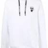 Karl Lagerfeld Karl patch cotton hoodie