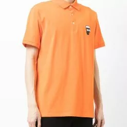 Karl Lagerfeld embroidered-Karl polo shirt