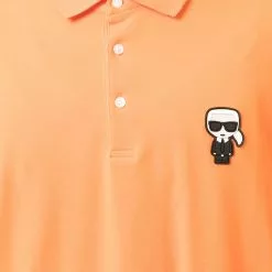 Karl Lagerfeld embroidered-Karl polo shirt