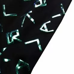 Karl Lagerfeld iridescent-logo bikini bottoms