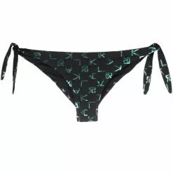 Karl Lagerfeld iridescent-logo bikini bottoms