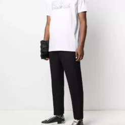 Karl Lagerfeld logo print crew-neck T-shirt