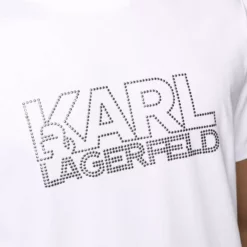Karl Lagerfeld logo print crew-neck T-shirt