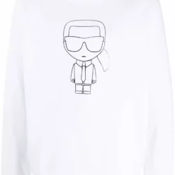 Karl Lagerfeld Karl motif crew-neck sweatshirt
