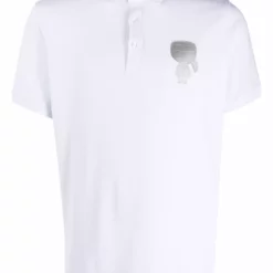 Karl Lagerfeld Karl motif logo polo shirt