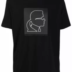 Karl Lagerfeld logo-print jersey T-shirt