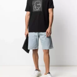 Karl Lagerfeld logo-print jersey T-shirt