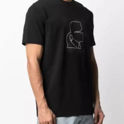 Karl Lagerfeld logo-print jersey T-shirt