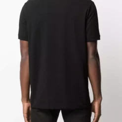 Karl Lagerfeld embroidered piqué polo shirt