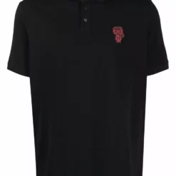 Karl Lagerfeld logo-appliqué polo shirt