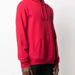 Karl Lagerfeld Karl Silhouette-print rib-trimmed hoodie