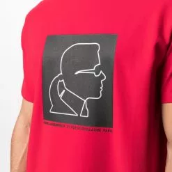 Karl Lagerfeld graphic-print stretch-cotton jersey T-shirt