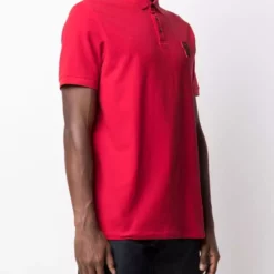 Karl Lagerfeld logo-appliqué piqué polo shirt