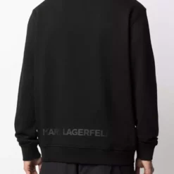 Karl Lagerfeld K/Ikonik rib-trimmed sweatshirt