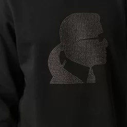 Karl Lagerfeld logo-print crew neck sweatshirt