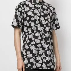 Karl Lagerfeld floral-print cotton shirt