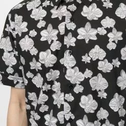 Karl Lagerfeld floral-print cotton shirt