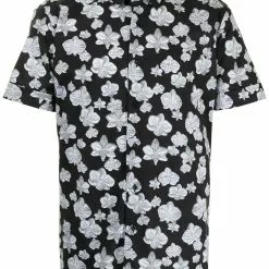 Karl Lagerfeld floral-print cotton shirt