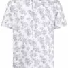 Karl Lagerfeld floral-print short-sleeve shirt