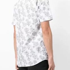 Karl Lagerfeld floral-print short-sleeve shirt