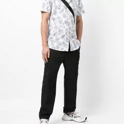 Karl Lagerfeld floral-print short-sleeve shirt