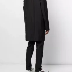 Karl Lagerfeld peak-lapels single-breasted coat