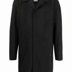 Karl Lagerfeld peak-lapels single-breasted coat