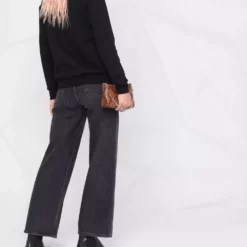 Karl Lagerfeld sequin-embellished Karl embroidery sweatshirt