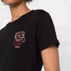 Karl Lagerfeld embroidered Karl T-shirt