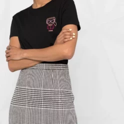 Karl Lagerfeld embroidered Karl T-shirt