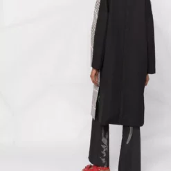 Karl Lagerfeld single-breasted checked coat