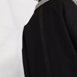 Karl Lagerfeld single-breasted checked coat