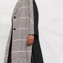 Karl Lagerfeld single-breasted checked coat