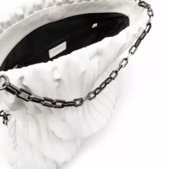 Karl Lagerfeld quilted foldover-top tote bag